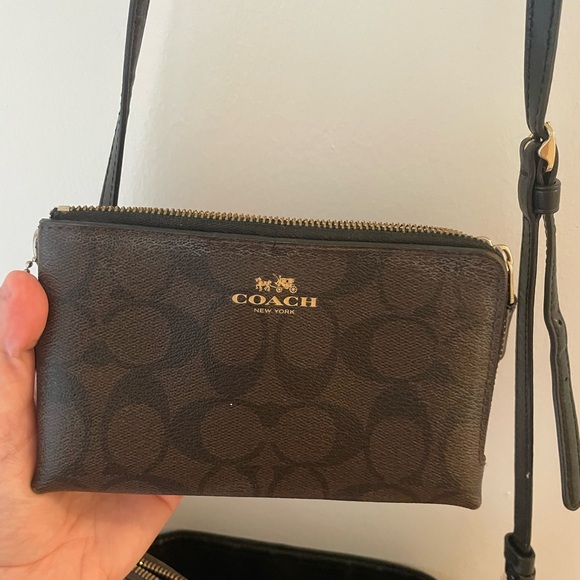 Coach Brown Signature Crossbody Bag and Wallet BUNDLE!!! - Picture 8 of 9